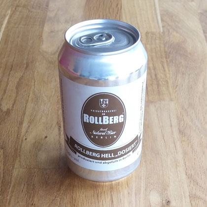 Microfass 0,33l Dose Rollberg hell